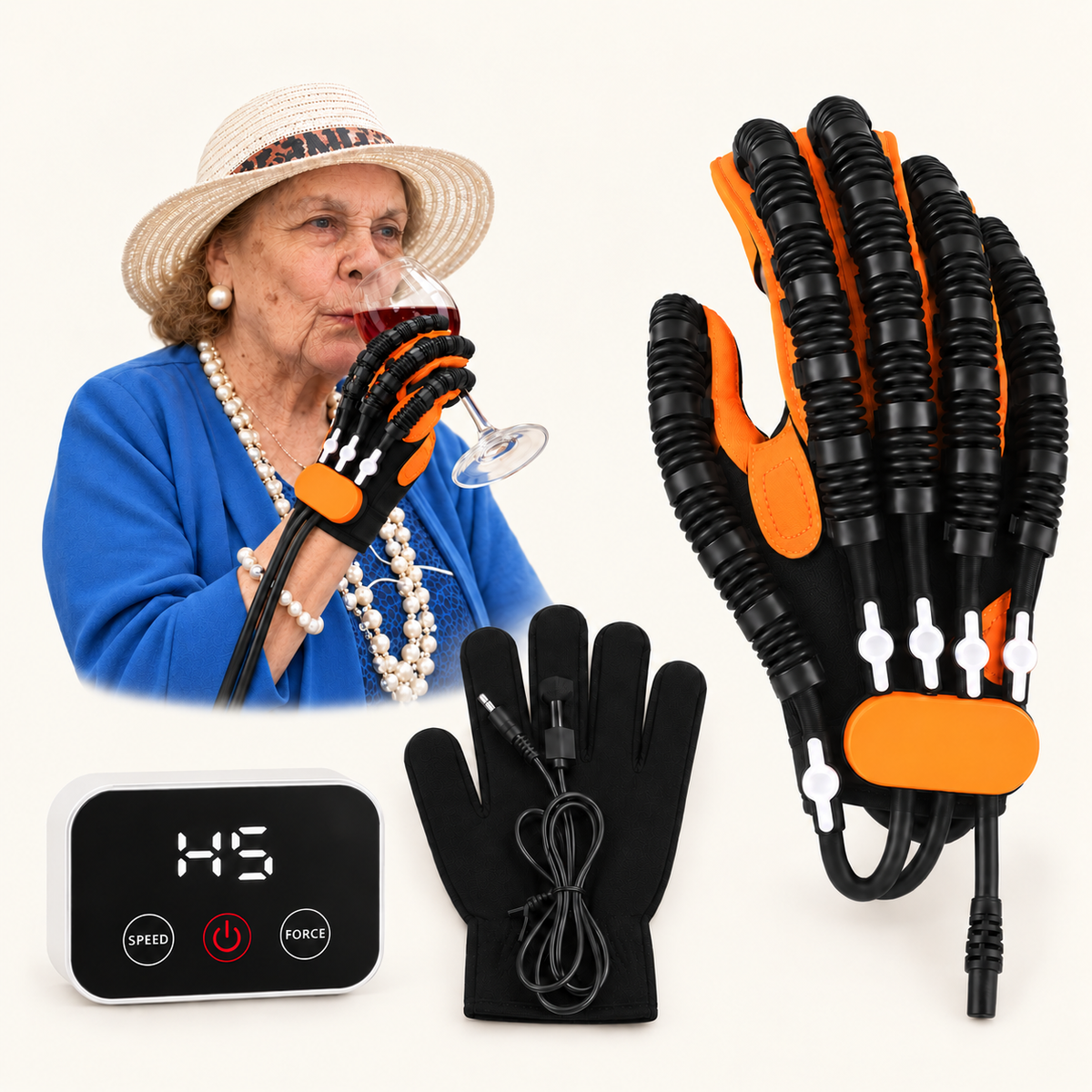 Guantes robóticos: asistencia para el movimiento de manos y dedos